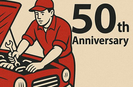車の修理50周年