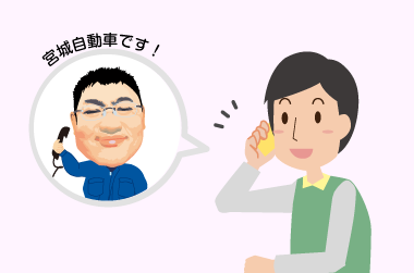 利用の流れ―1電話する